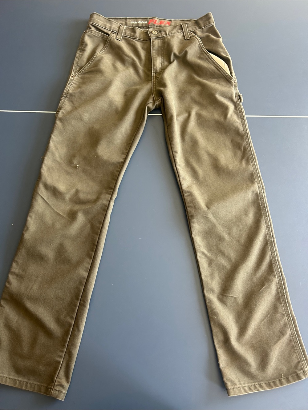 Dickies Men's Bootcut Jeans in Olive size 30 x 32